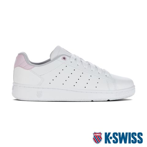 K-SWISS Classic PF時尚運動鞋-女-白/紫粉/灰