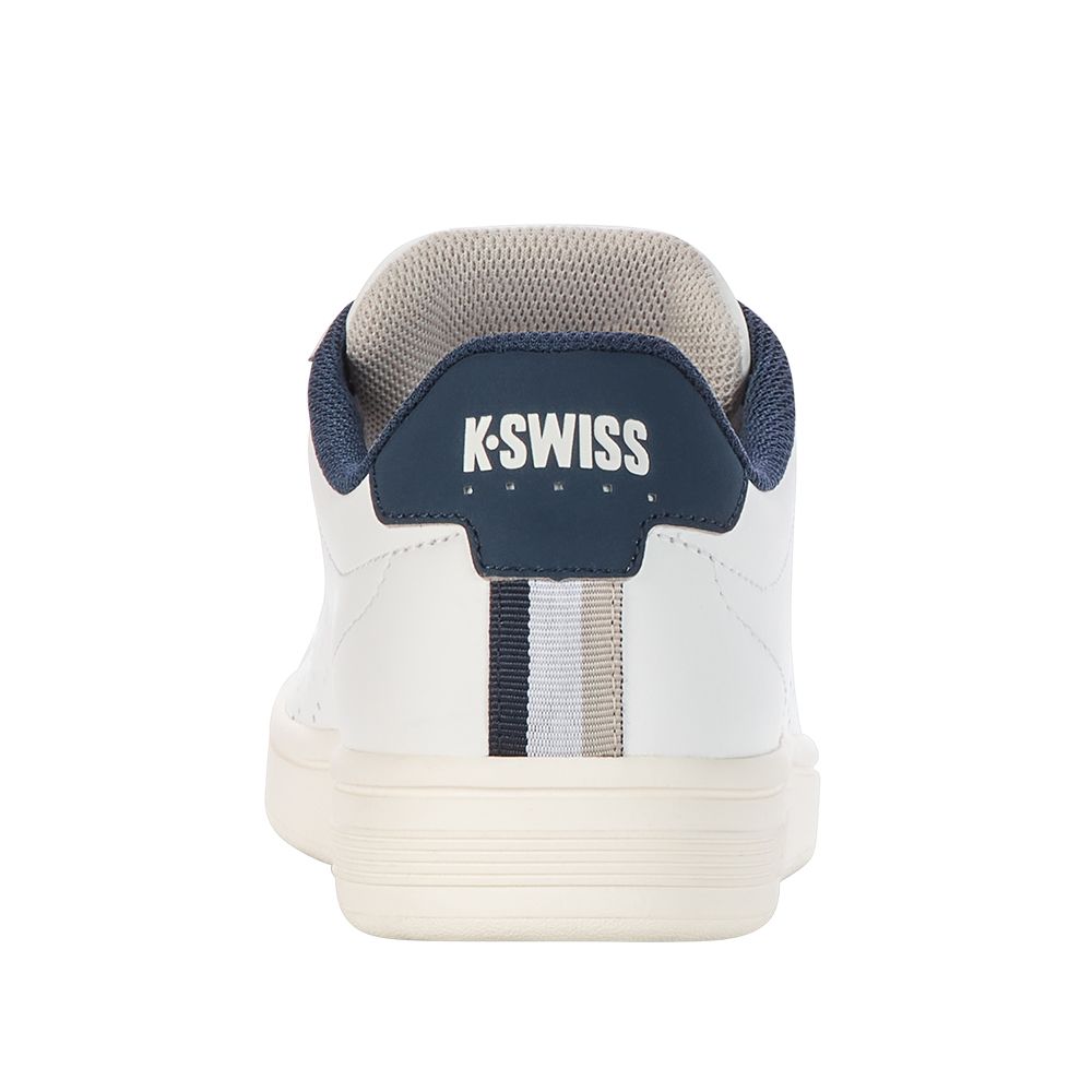 K-SWISS Base Court時尚運動鞋-男-白/藍