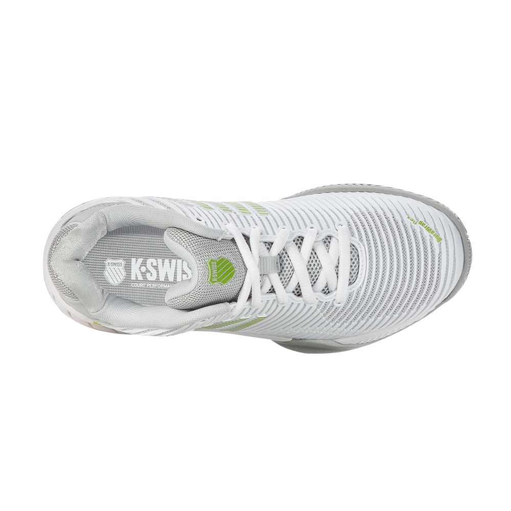 K-SWISS Hypercourt Express 2透氣輕量網球鞋-女-白/萊姆綠