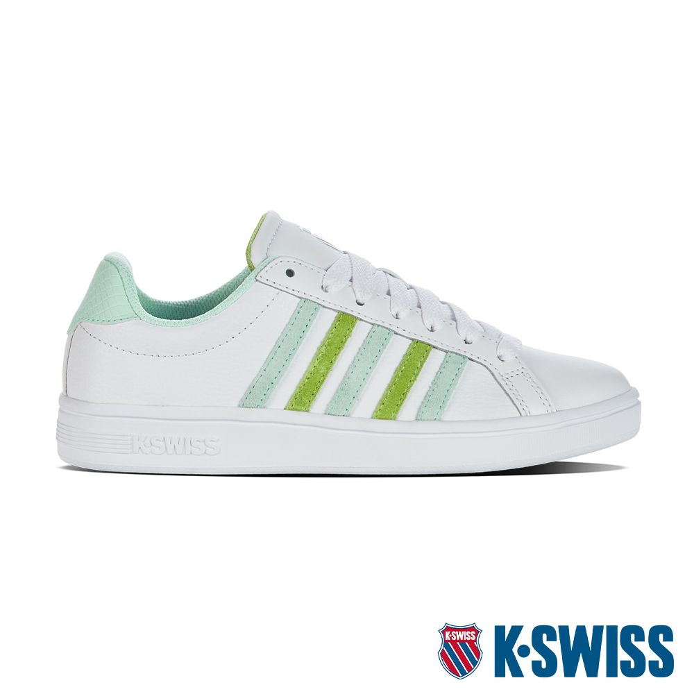 K-SWISS Court Tiebreak時尚運動鞋-女-白/綠