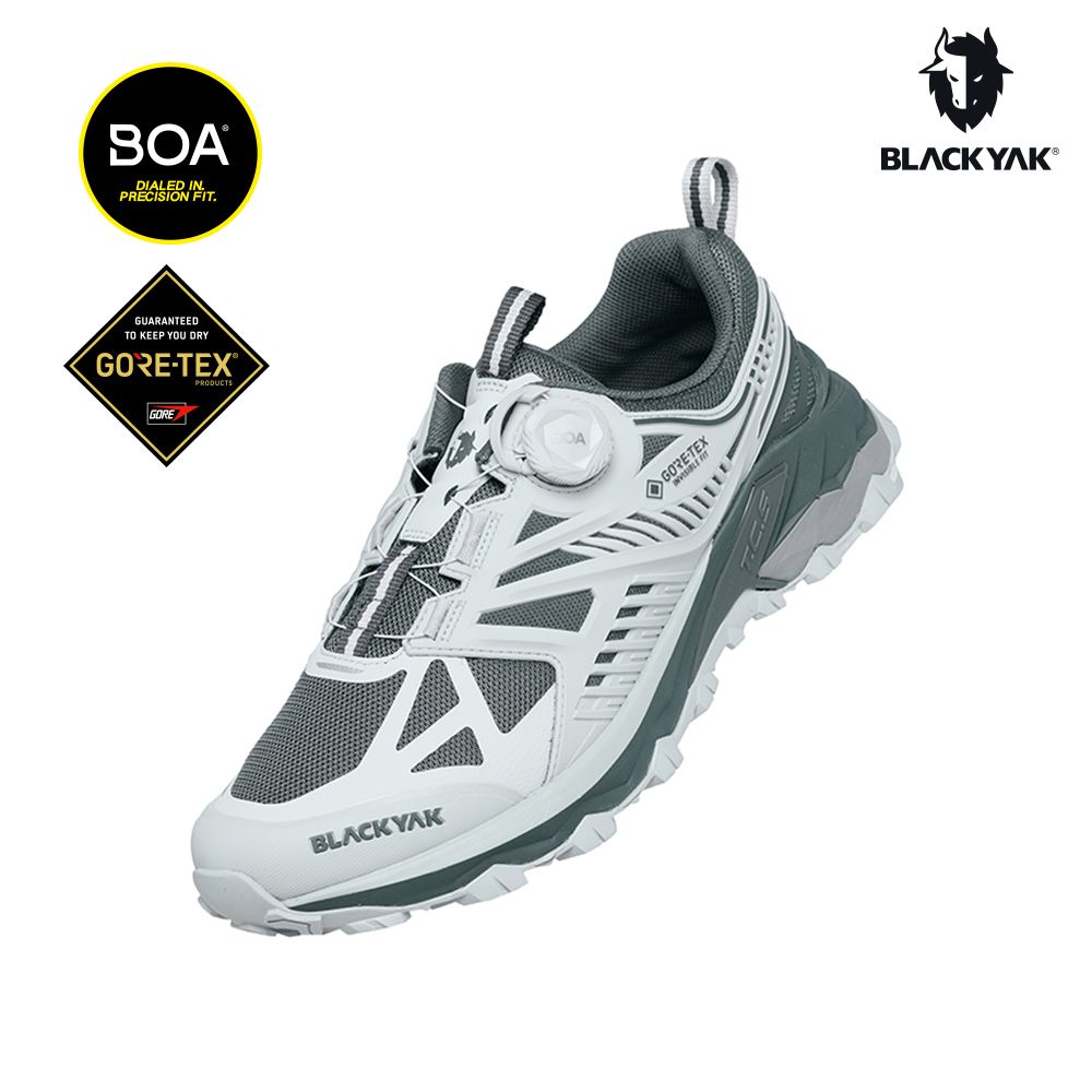 BLACKYAK 343 OG TREK II GTX防水健行鞋(蜜桃色/灰色/黑色)-防水透氣 BOA旋鈕-BYDB2NFH51