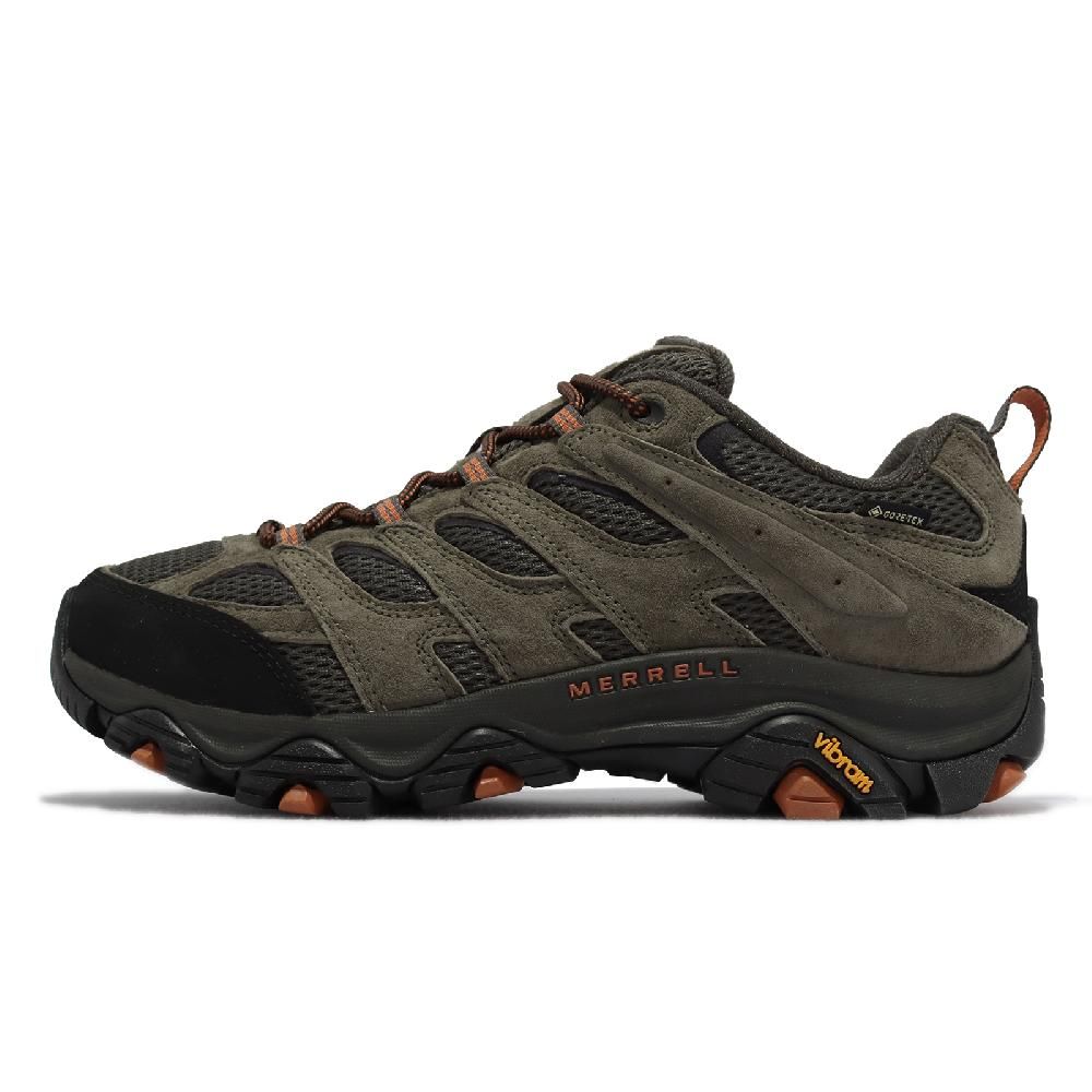 Merrell 邁樂 登山鞋 Moab 3 GTX Wide 寬楦 男鞋 綠 黑 防水 支撐 戶外 Vibram ML035801W