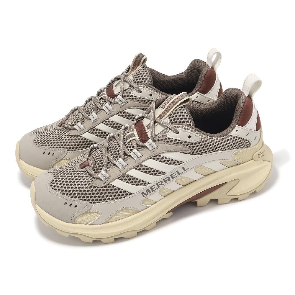 Merrell 邁樂 戶外鞋 Moab Speed 2 Vent 2k SE 男鞋 米白 灰 黃金大底 健行鞋 登山鞋 ML005805