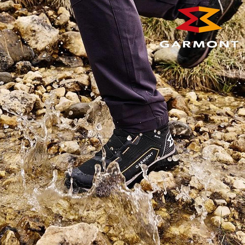 GARMONT 男款 GTX BOA 旋鈕中筒登山鞋 Trace MID 002908 (S12002) 黑-橘