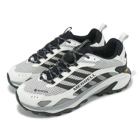 登山鞋 Moab Speed 2 GTX 男鞋 灰 白 防水 黃金大底 抓地 緩衝 戶外鞋 ML038067