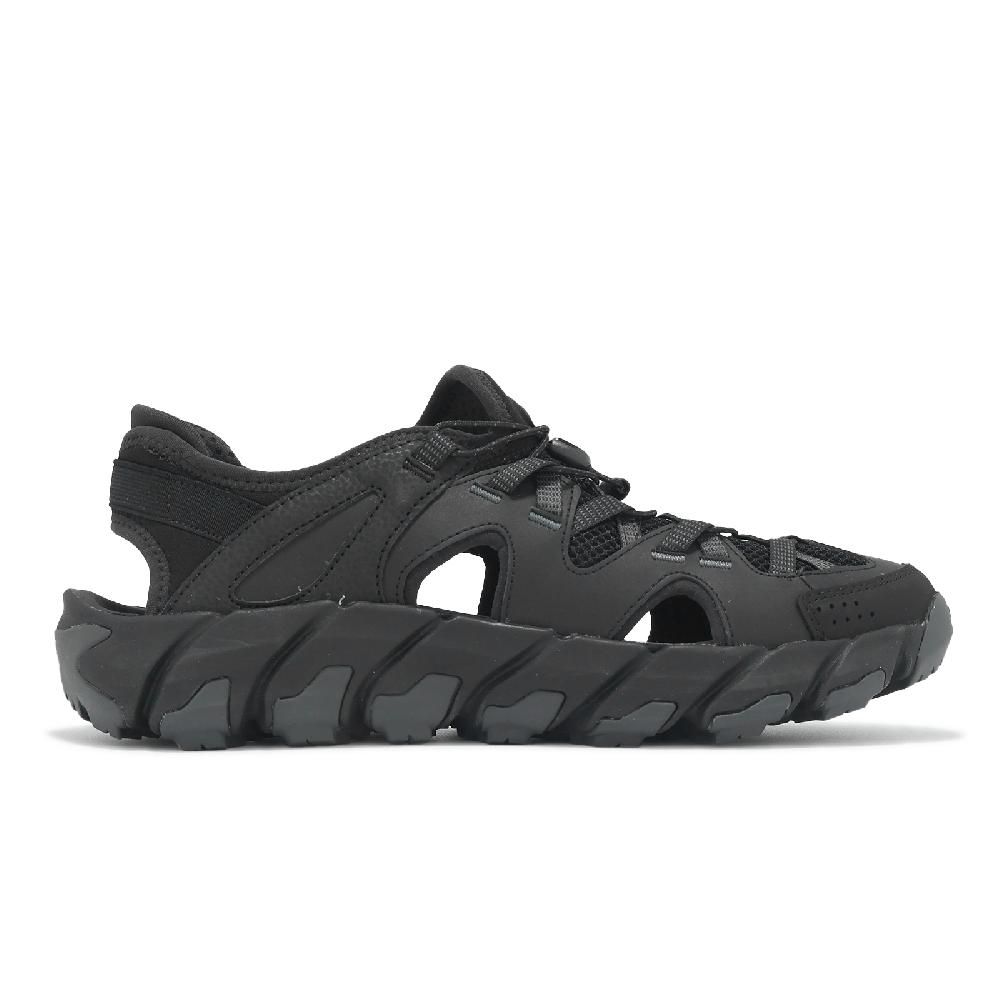Merrell 邁樂 戶外涼鞋 Maipo Explorer Sieve 男鞋 黑 灰 防潑水 抽繩 抓地 涼鞋 ML038025