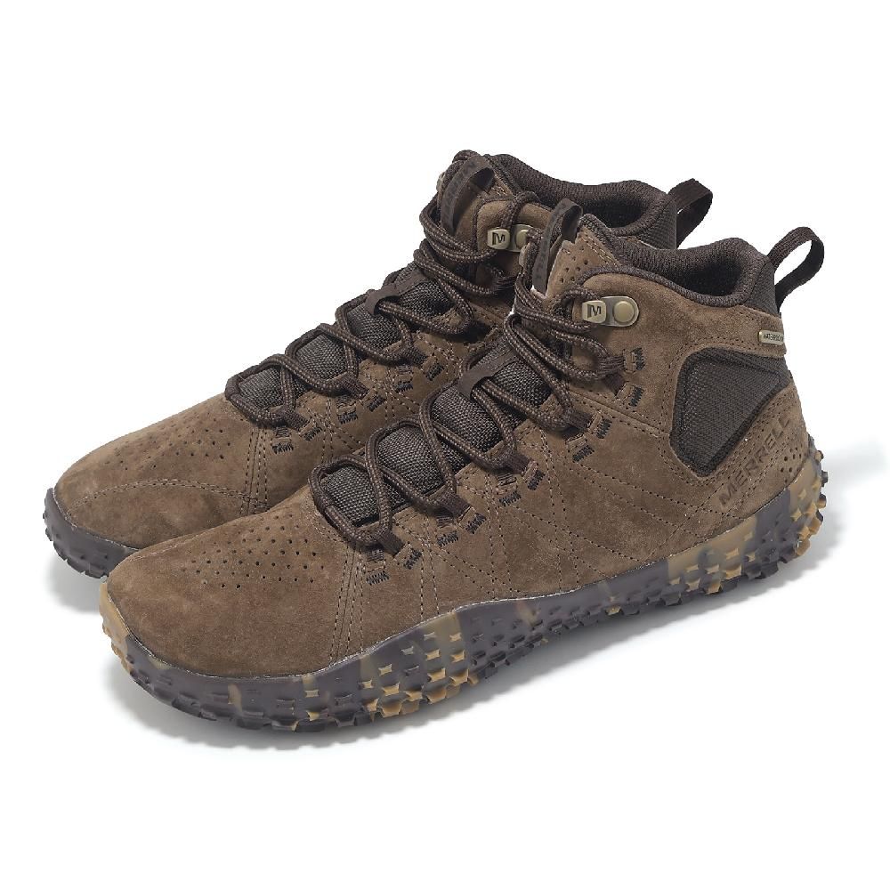 Merrell 邁樂 休閒鞋 Wrapt Mid WP 男鞋 棕 防水鞋面 麂皮 抓地 戶外 山系 ML007107