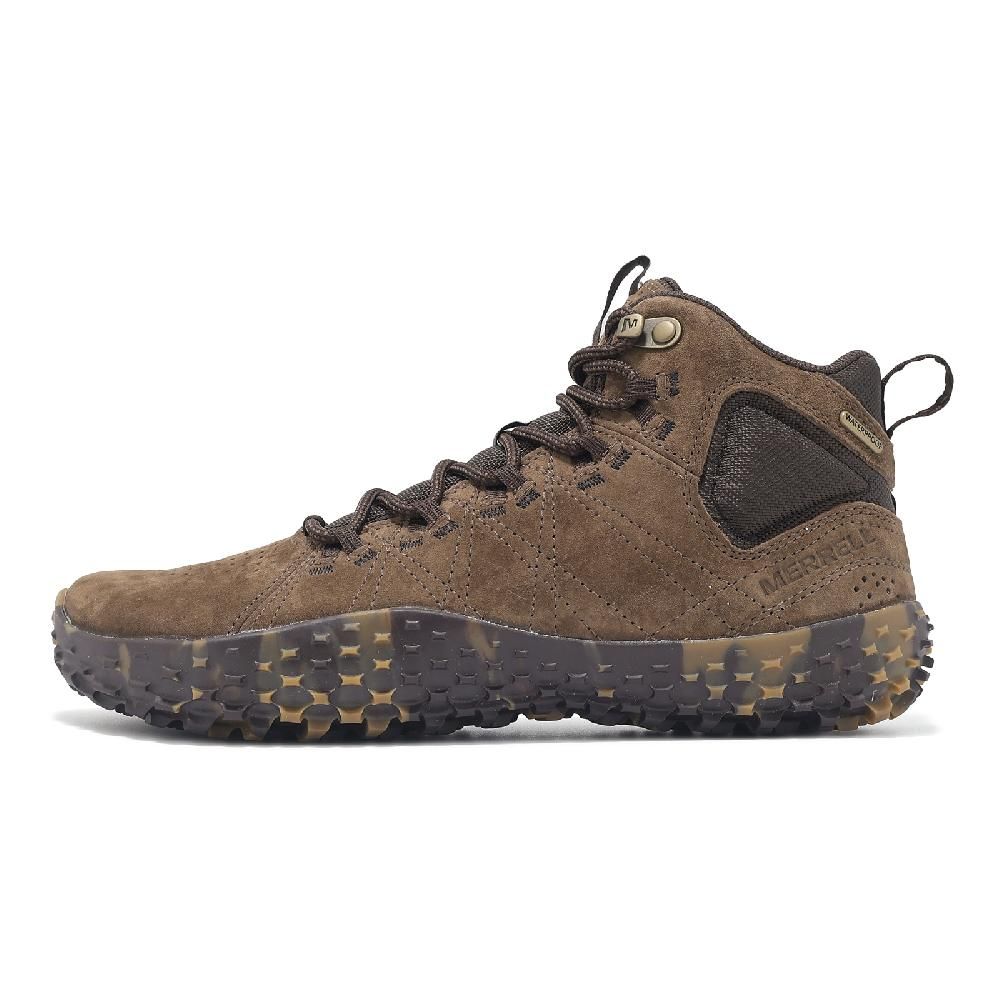 Merrell 邁樂 休閒鞋 Wrapt Mid WP 男鞋 棕 防水鞋面 麂皮 抓地 戶外 山系 ML007107
