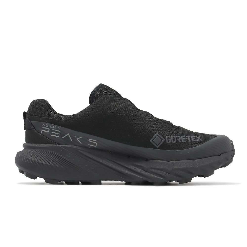 Merrell 邁樂 越野跑鞋 Agility Peak 5 Boa GTX 男鞋 黑 防水 襪套 旋鈕 郊山 運動鞋 ML068213
