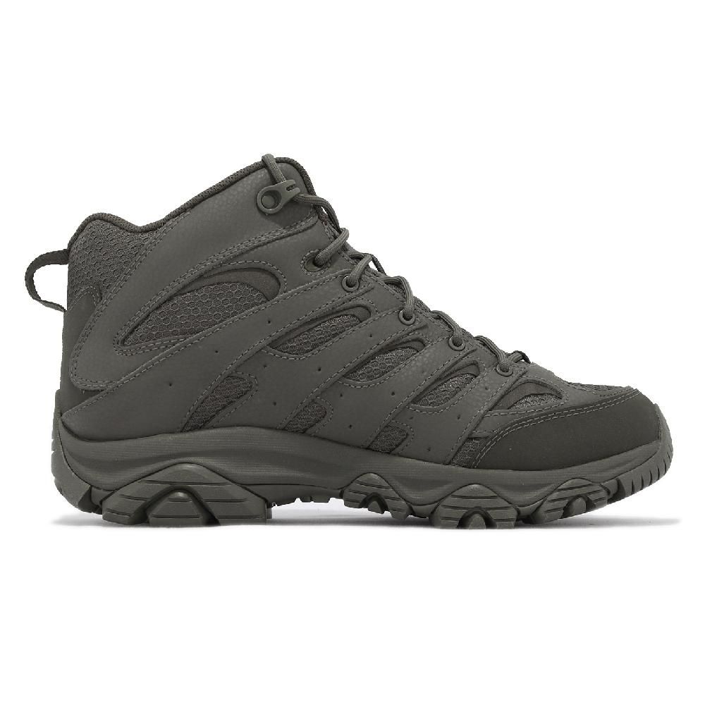 Merrell 邁樂 戰術靴 Moab 3 Mid Tactical WP 男鞋 綠 防水 中筒 Vibram 越野 登山 ML004113