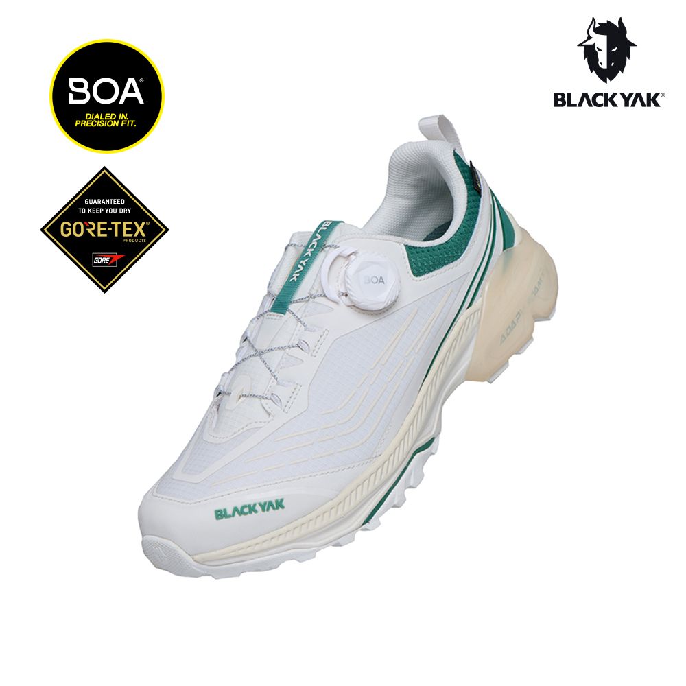 BLACKYAK 343 LIGHT STEP GTX超輕防水健行鞋(綠色)-超輕 防水鞋 BOA IU款-BYEB1NFH57
