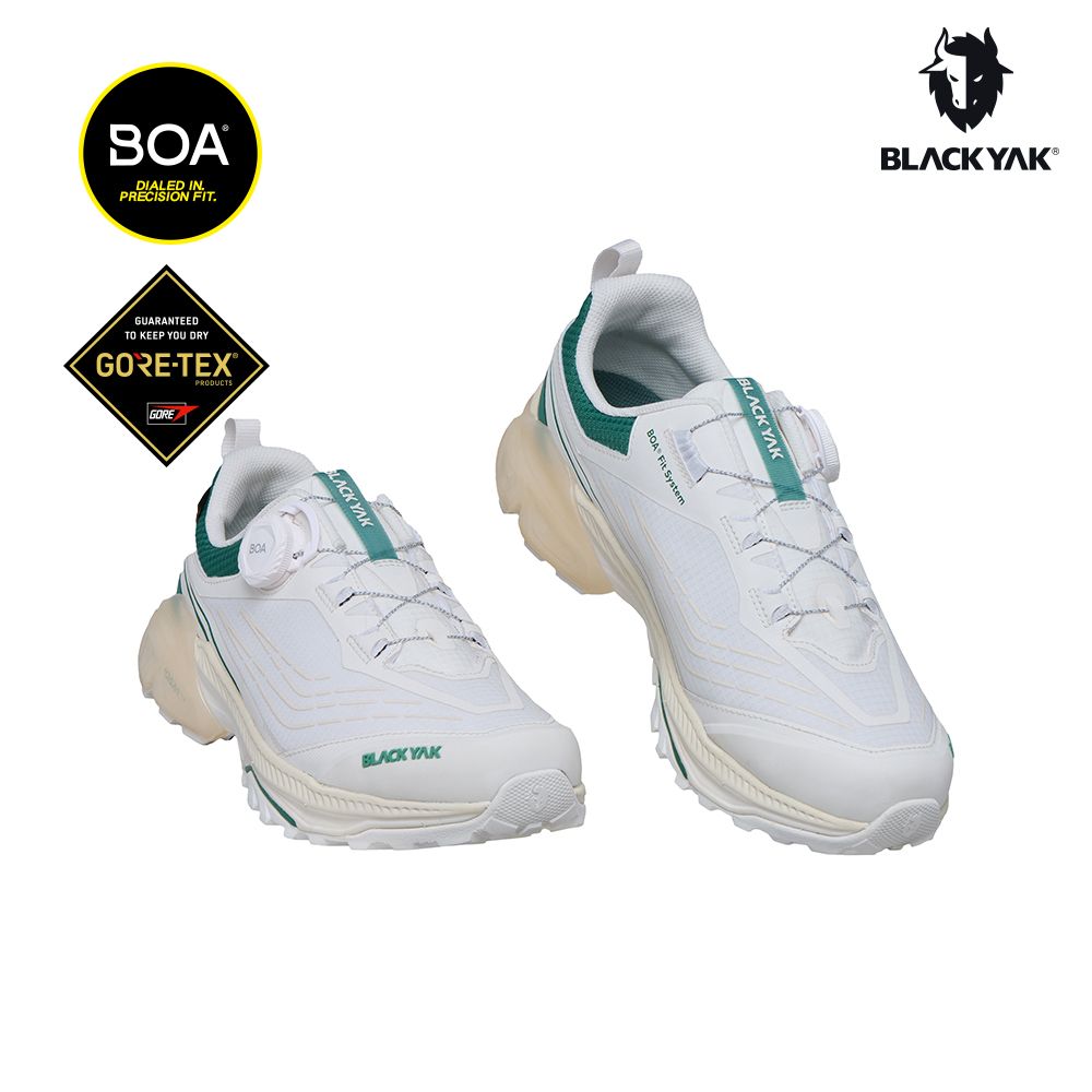 BLACKYAK 343 LIGHT STEP GTX超輕防水健行鞋(綠色)-超輕 防水鞋 BOA IU款-BYEB1NFH57