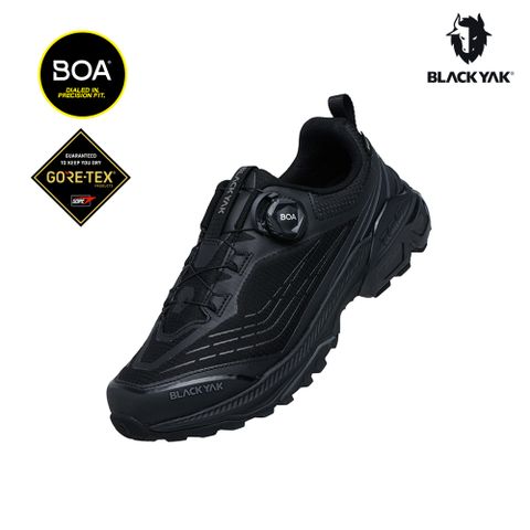 BLACKYAK 343 LIGHT STEP GTX超輕防水健行鞋(黑色)-超輕 防水鞋 BOA IU款-BYEB1NFH57