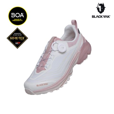 【BLACKYAK】女 343 LIGHT STEP GTX防水健行鞋(粉紅)-超輕 防水鞋 BOA IU款|BYEB1WFH57