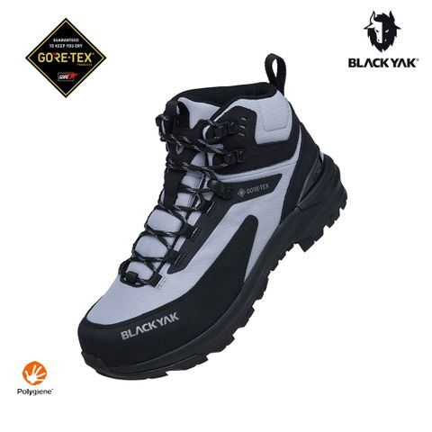 【BLACKYAK】GUIDE GTX防水中筒登山鞋(灰色)-BOA 抗菌除臭 防水中筒鞋|BYEB1NFH54