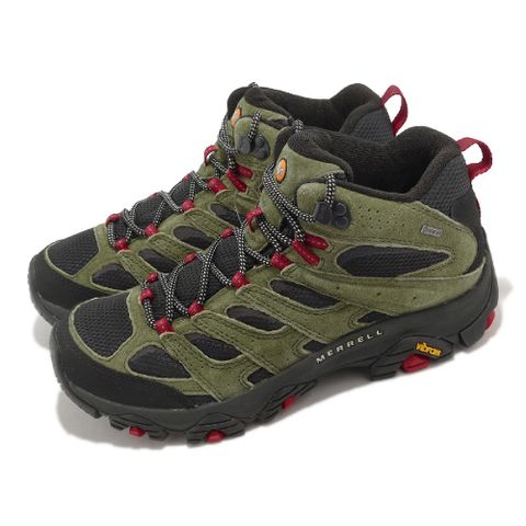 戶外鞋 Moab 3 Mid GTX 男鞋 軍綠 黑 防水 登山鞋 郊山 黃金大底 中筒 襪套 ML037035