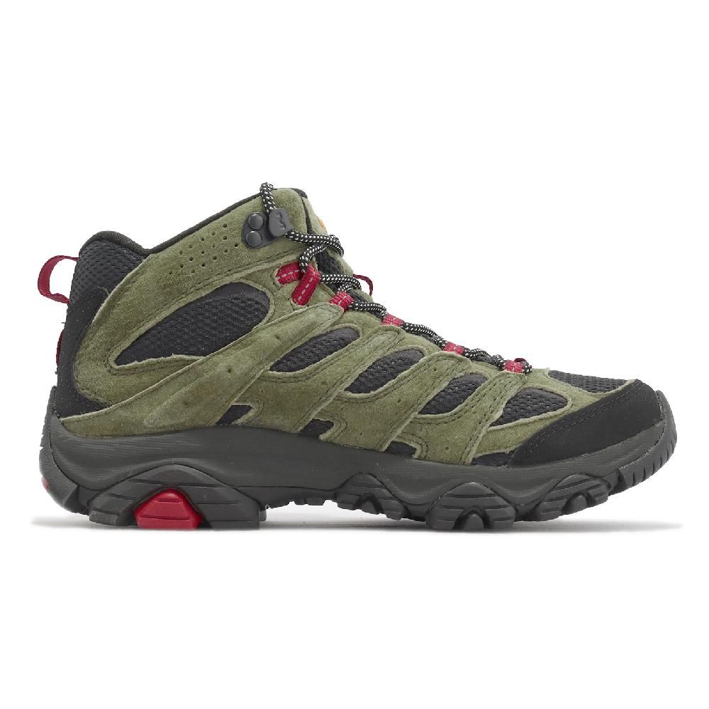 Merrell 邁樂 戶外鞋 Moab 3 Mid GTX 男鞋 軍綠 黑 防水 登山鞋 郊山 黃金大底 中筒 襪套 ML037035
