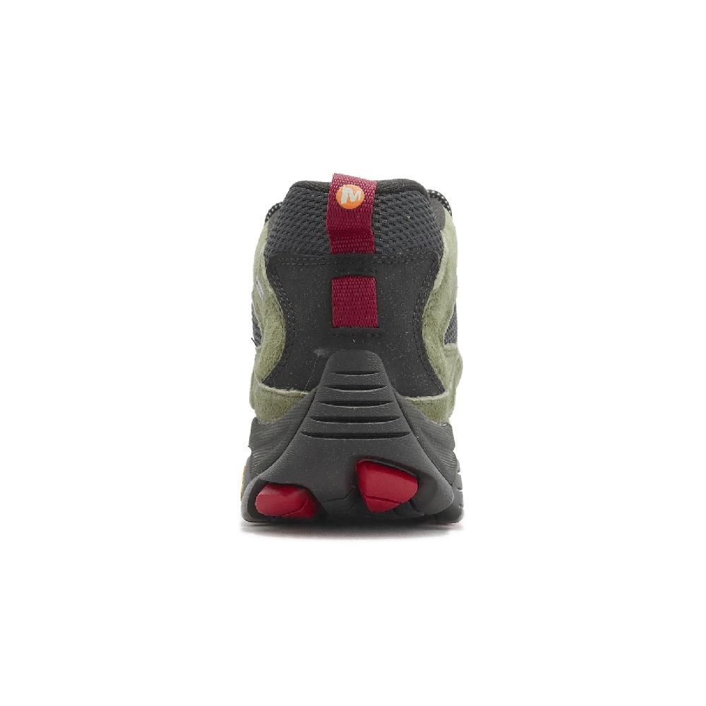 Merrell 邁樂 戶外鞋 Moab 3 Mid GTX 男鞋 軍綠 黑 防水 登山鞋 郊山 黃金大底 中筒 襪套 ML037035