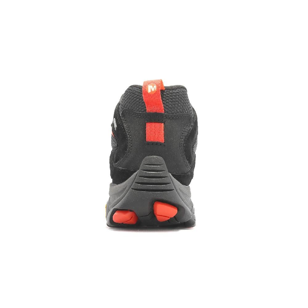 Merrell 邁樂 戶外鞋 Moab 3 Mid GTX 男鞋 黑 橙 防水 登山鞋 郊山 黃金大底 中筒 襪套 ML037033