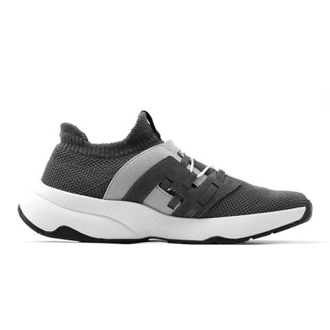【V-TEX】時尚針織耐水鞋防水鞋 地表最強耐水透濕鞋 - HELLO II 深灰色