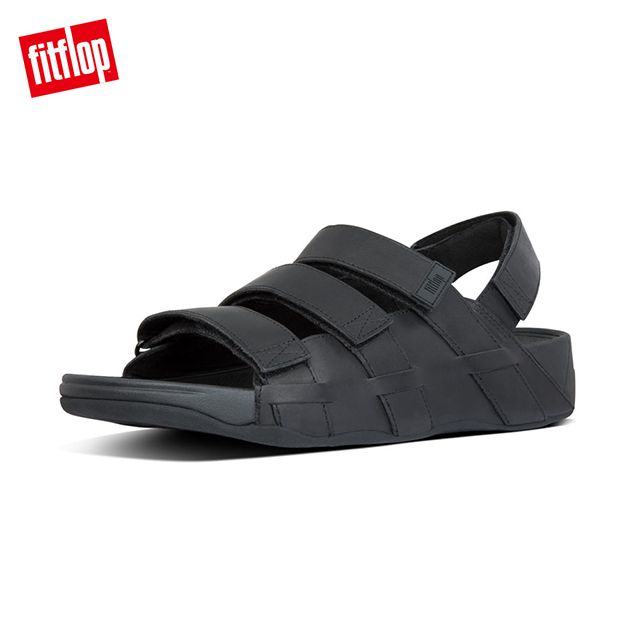 FitFlop ETHAN BACK-STRAP SANDALS後帶涼鞋-男(靚黑色)