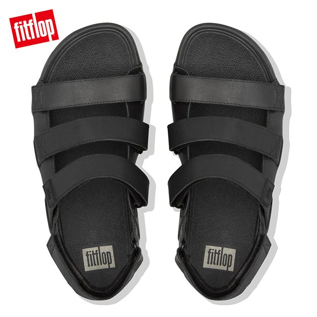 FitFlop ETHAN BACK-STRAP SANDALS後帶涼鞋-男(靚黑色)