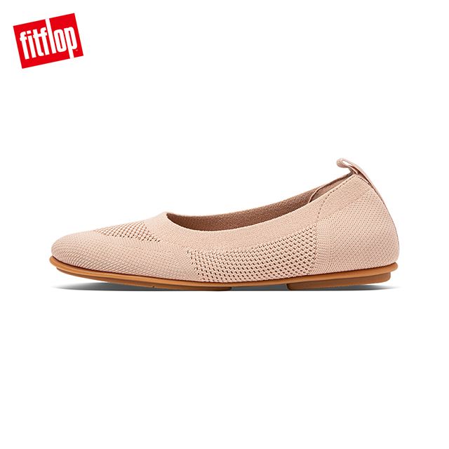 FitFlop ALLEGRO TONAL KNIT BALLERINAS 經典芭蕾舞鞋-女(裸膚色)