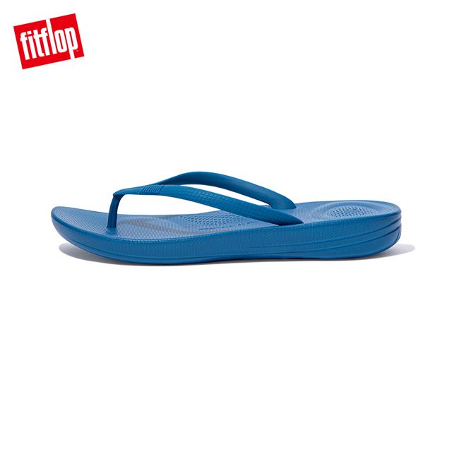 FitFlop IQUSHION ERGONOMIC FLIP-FLOPS 輕量人體工學戲水夾腳拖-女(海洋藍)