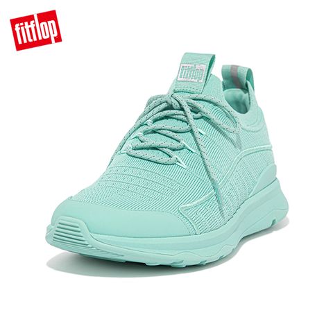 FitFlop VITAMIN FF KNIT SPORTS TRAINERS 全新繫帶運動休閒鞋-女(水藍綠)