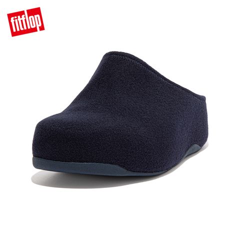 FitFlop SHUV FELT CLOGS 易穿脫舒適木屐鞋-女(午夜藍)