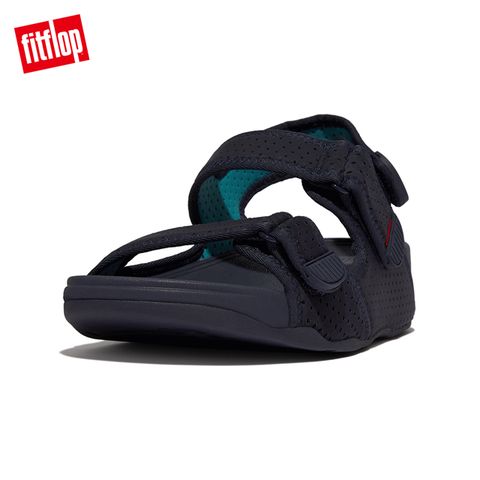 FitFlop GOGH MOC WATER-RESISTANT PERF透氣淺水布後帶涼鞋-男(午夜藍/大溪地藍))