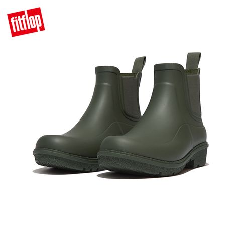 FitFlop WONDERWELLY CHELSEA BOOTS 輕量短筒雨靴-女(深綠色)