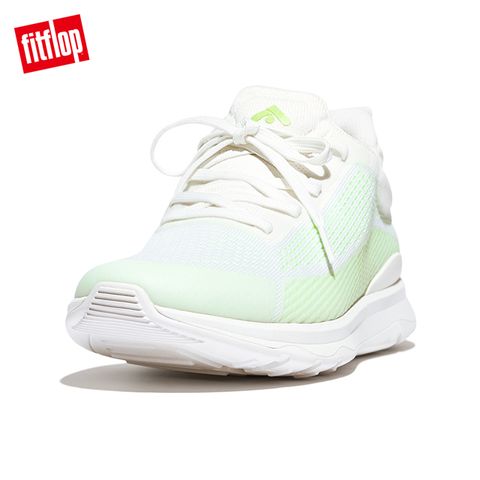 FitFlop VITAMIN FFX MENS GLOW-IN-THE-DARK SPORTS SNEAKERS運動風螢光繫帶休閒鞋-男(都會白)