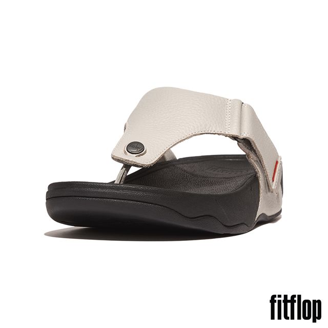 FitFlop TRAKK II 經典可調式夾腳涼鞋-男(灰色)