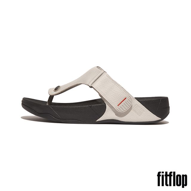 FitFlop TRAKK II 經典可調式夾腳涼鞋-男(灰色)