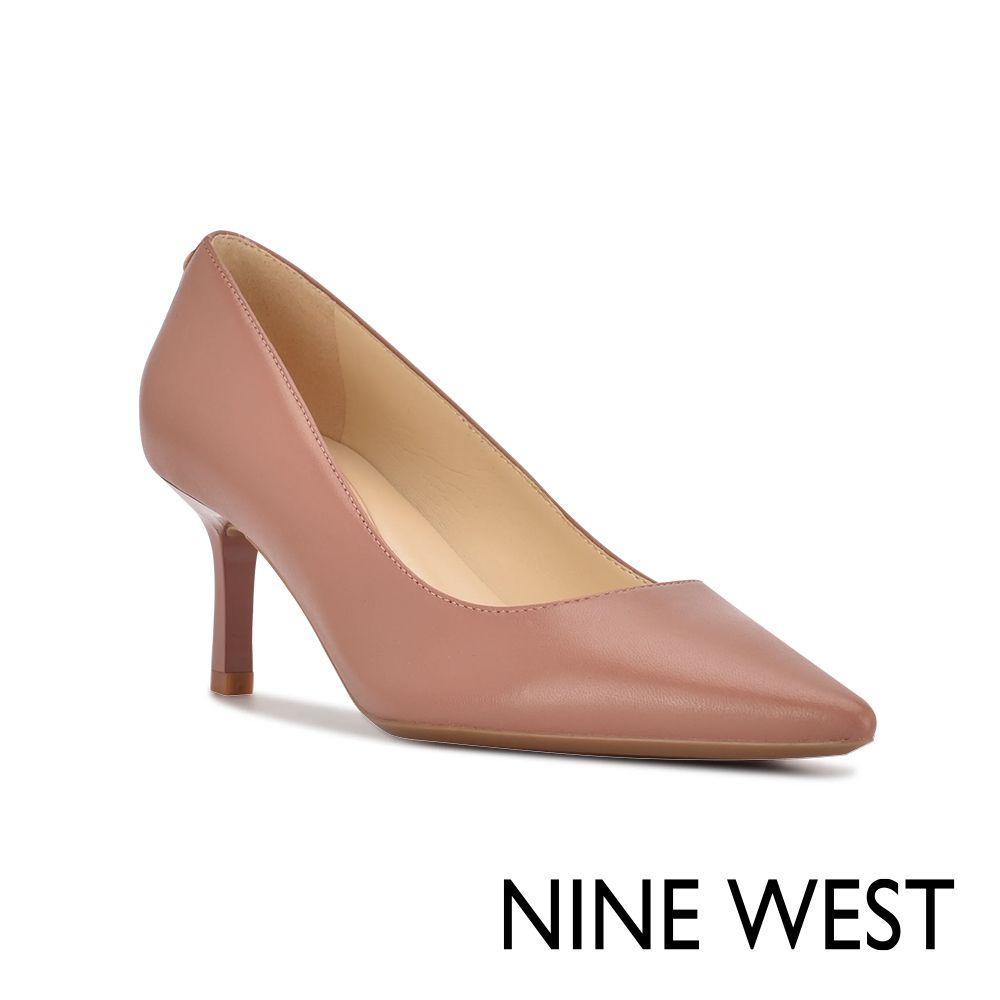 NINE WEST  KUNA9X9 尖頭高跟鞋-藕粉色