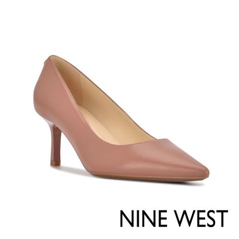 NINE WEST KUNA9X9 尖頭高跟鞋-藕粉色