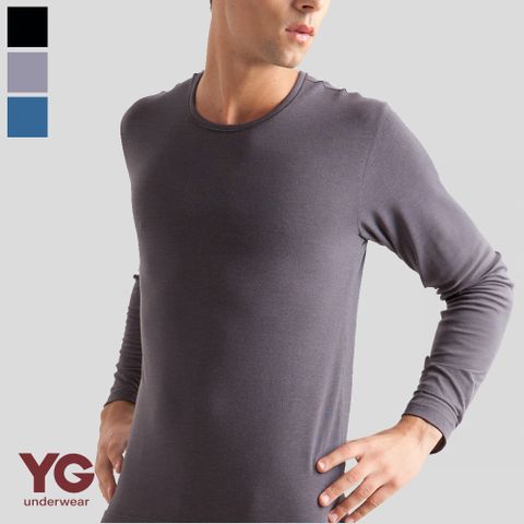【YG 天鵝內衣】極速熱暖絨圓領長袖(三件組)-YP2850