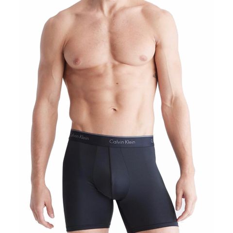 【 Calvin Klein 凱文克萊 】3件組 長件涼感四角男內褲 無盒裝