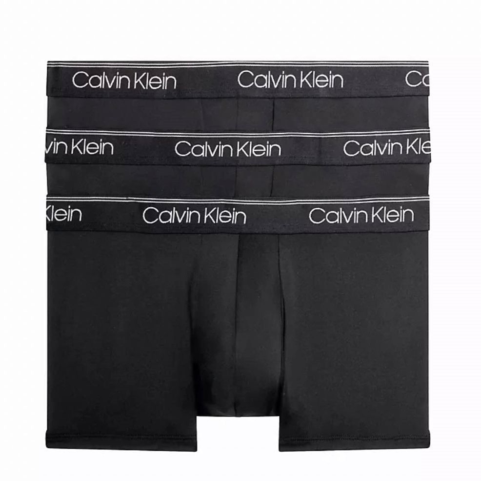 Calvin Klein 【  凱文克萊 】3件組 短版涼感四角男內褲 袋裝