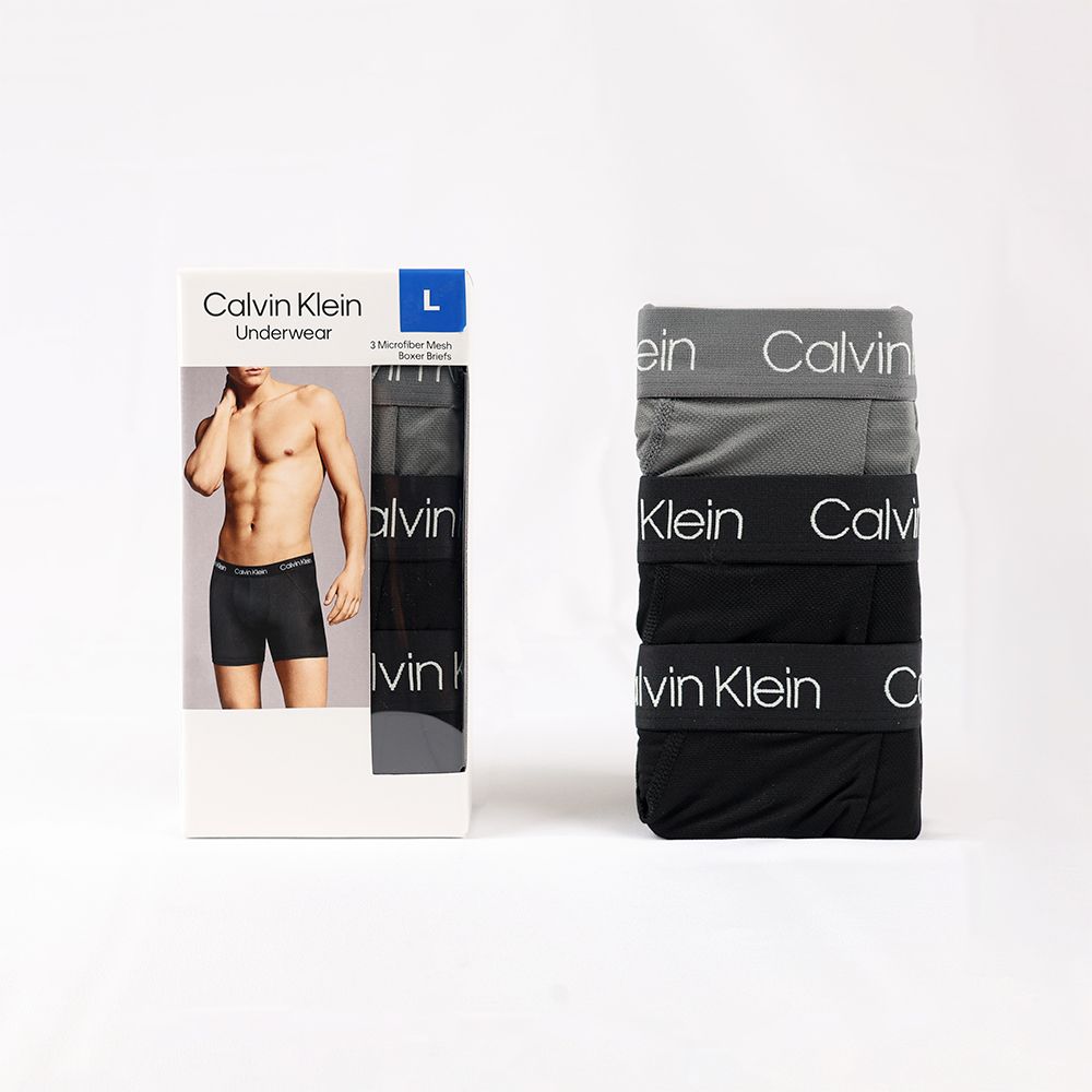 Calvin Klein 凱文克萊 雙11 3件組短版四角男內褲 CK內褲內衣(多款可選)