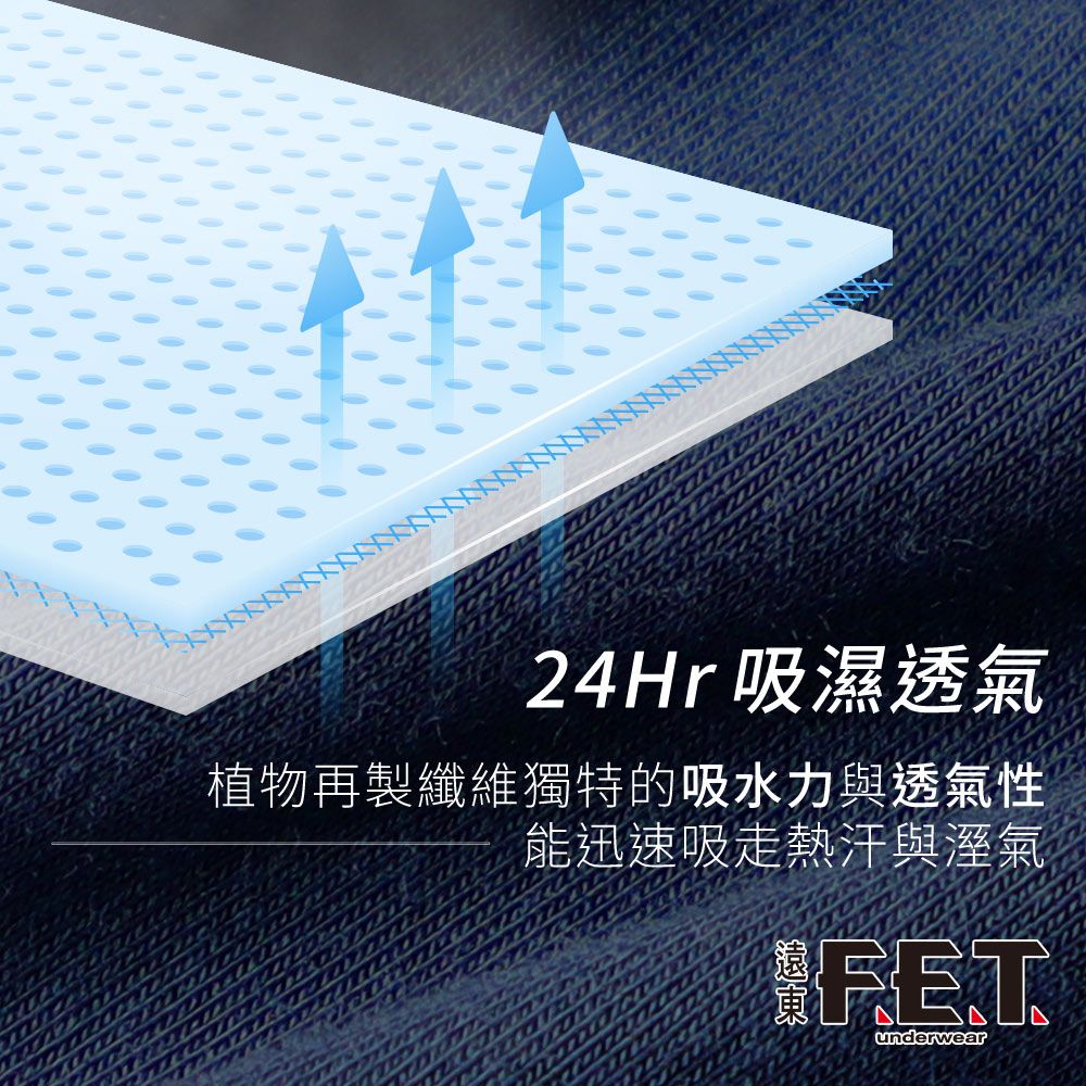 FET 遠東 3件組極致柔感呼吸男四角褲(服貼/內褲/彈力褲)