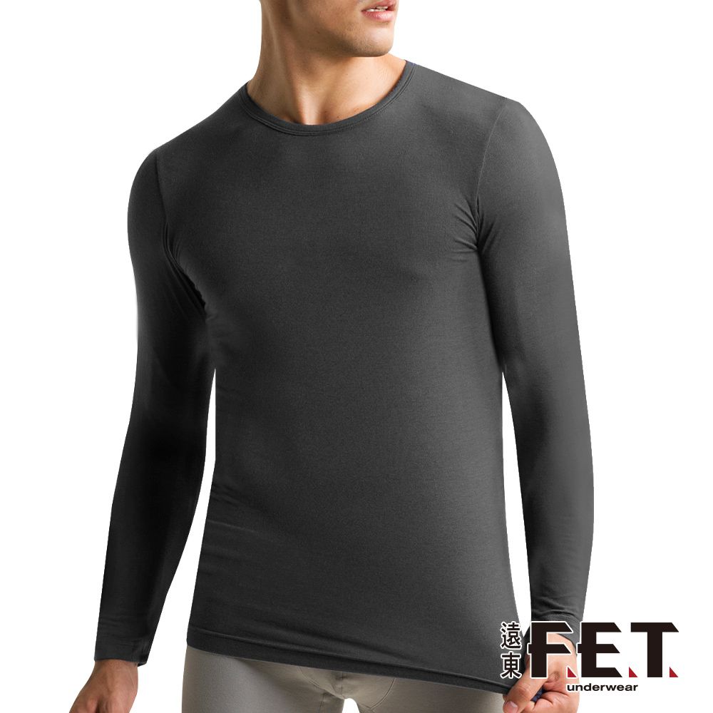 FET 遠東 3件組科技輕暖男款圓領發熱衣(保暖衣/內衣/男內衣)
