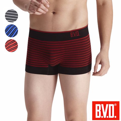 【BVD】活力親膚低腰平口褲(顏色隨機出貨)