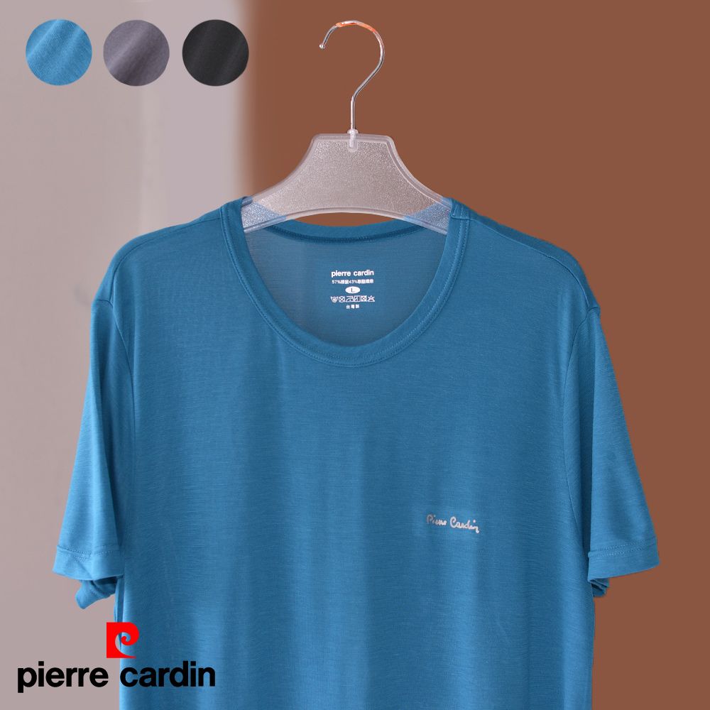 Pierre Cardin 皮爾卡登 日本窩流枋涼快舒爽圓領短袖衫