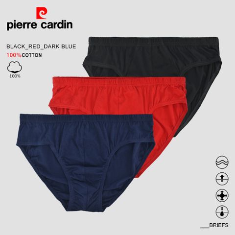 Pierre Cardin 皮爾卡登 純棉透氣貼身三角褲