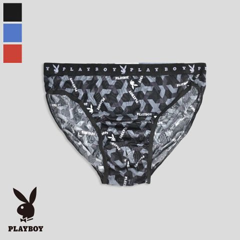 PLAYBOY 親膚個性印花三角褲