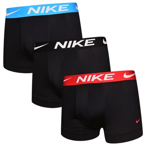 Nike Dri-FIT Essential Micro 速乾貼身平口褲/四角褲 NIKE內褲(天藍、黑、紅)