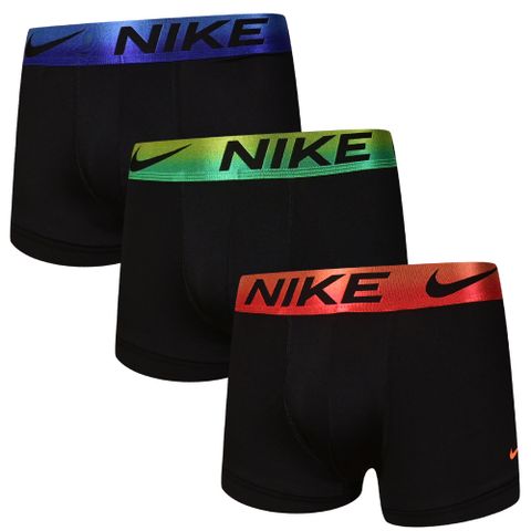 Nike Dri-FIT Essential Micro 速乾貼身平口褲/四角褲 NIKE內褲(漸層紅、藍、綠)