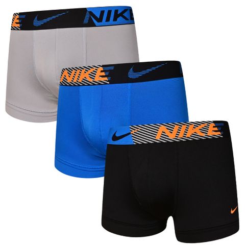 Nike Dri-FIT Essential Micro 速乾貼身平口褲/四角褲 NIKE內褲(藍、灰、黑)